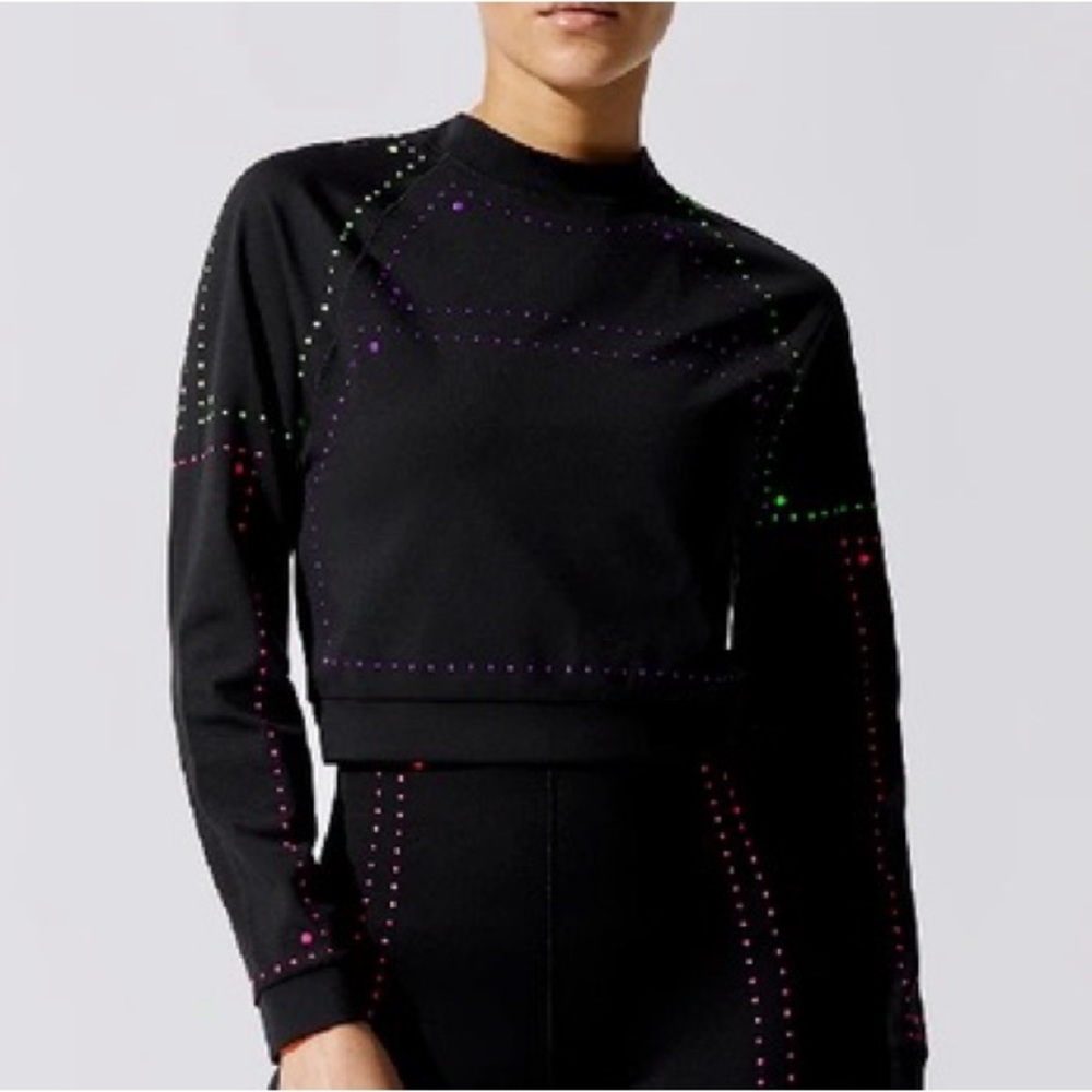 Nike Women Boutique Neon Stud Crewneck Sweatshirt NWT